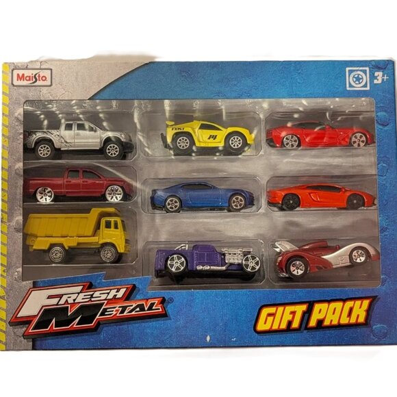 maisto Other - Fresh Metal 9 Pack Diecast Cars 1/64 Scale Maisto Model 11077
